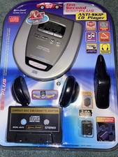 Lenox Sound CD-79 Portable CD Compact Disc Player NO Headphones Auto Adapter NEW