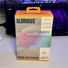 Glorious Polychroma RGB Keycaps Set PBT Multicolor QWERTY English