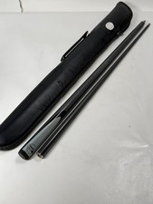 LineUp 2-Piece Pool Cue 57.5" Carbon Fiber Wrap Billiard Stick w/ Soft Case