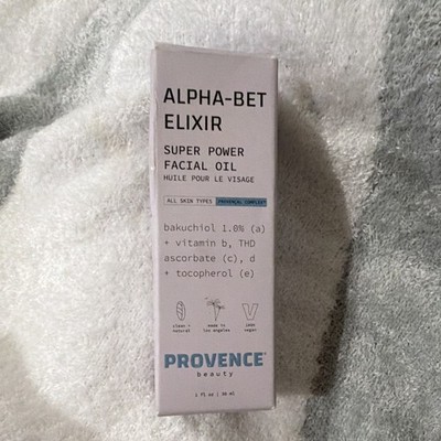 PROVENCE beauty Alpha-Bet Elixir Facial Oil Bakuchiol Vegan 1 fl oz/30ml