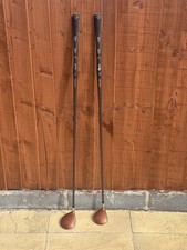 TAYLORMADE Burner 3 & 5 Wood, Famous Bubble Shafts and Brand New Grips on both!