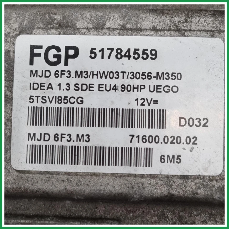 Centralina Iniezione Magneti Marelli MJD6F3.M3 Lancia Musa I 51784559 2005 2007 - Immagine 4 di 4