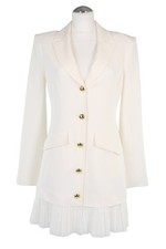 Cinq à Sept Damen Kleid Gr. 36 (2) Creme Min...