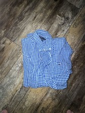 Vineyard Vines Slim Fit Tucker Blue Gingham B...