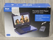 RCA DRC6338 Portable DVD Player 8" LCD Screen No Remote - TESTED -