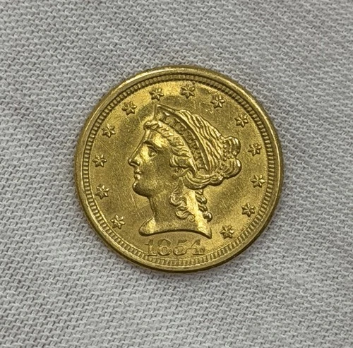 1854-O Liberty Quarter Eagle — photo from the most recent tracked eBay sale