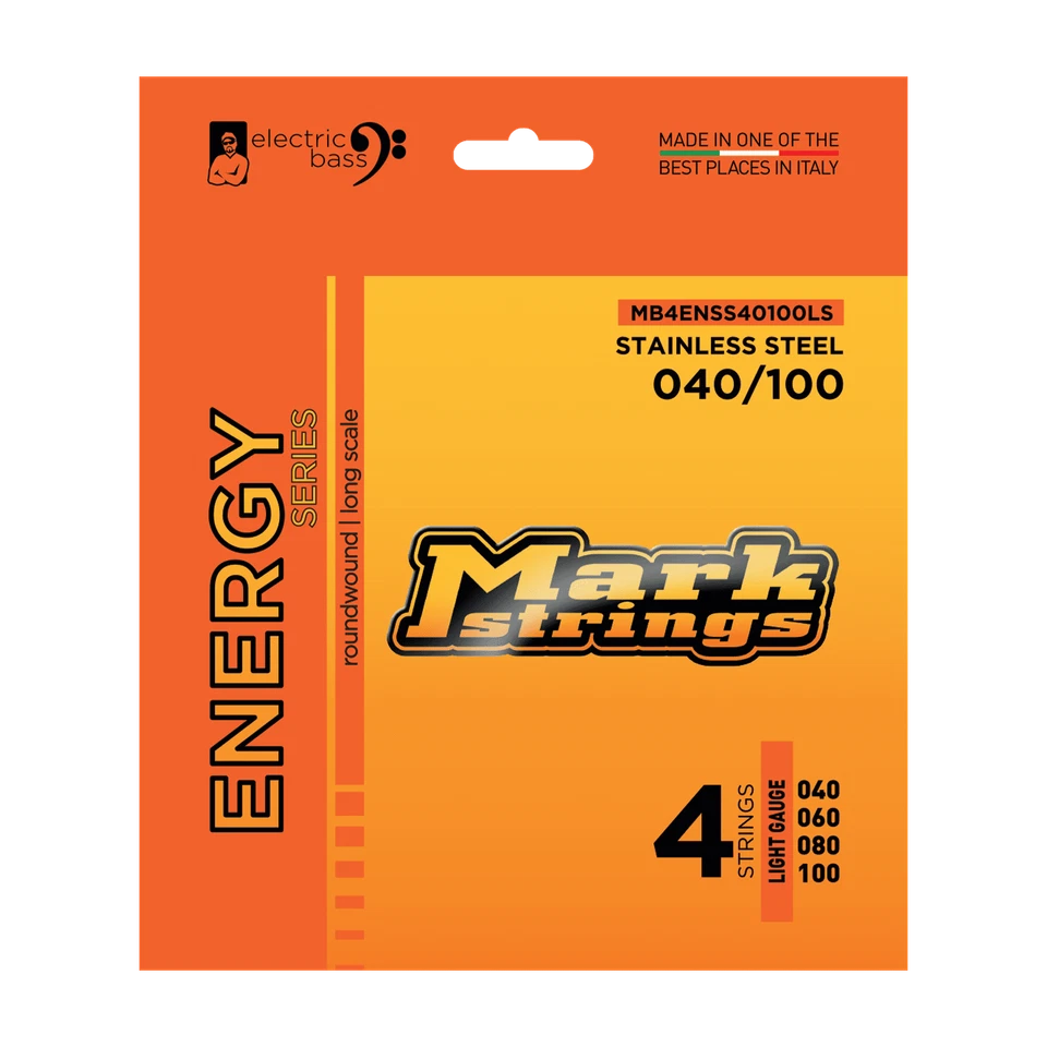 MARKSTRINGS Énergie 40-100, Basse Électrique, Acier Inoxydable - Photo 1/1