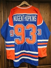 Ryan Nugent Hopkins Signed Jersey Edmonton Oilers Autographed