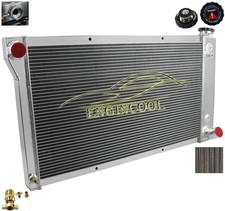 4 Row Core Radiator Full Aluminum for 1967-1972 Chevy Gmc C/K Series C10 C20 ...