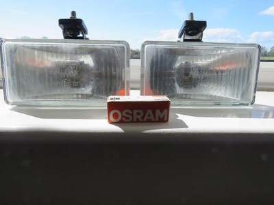 AKA ELECTRIC DDR Ruhla H3 fog lights, new Osram Bulbs