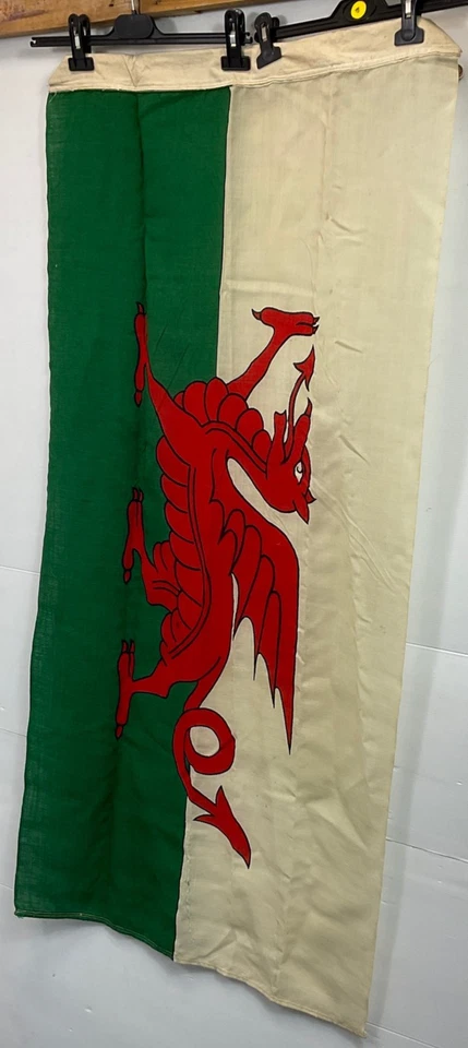Welsh Flag with Red Dragon Emblem Collectable Canvas Banner 140cm x 65cm - Image 4 of 4