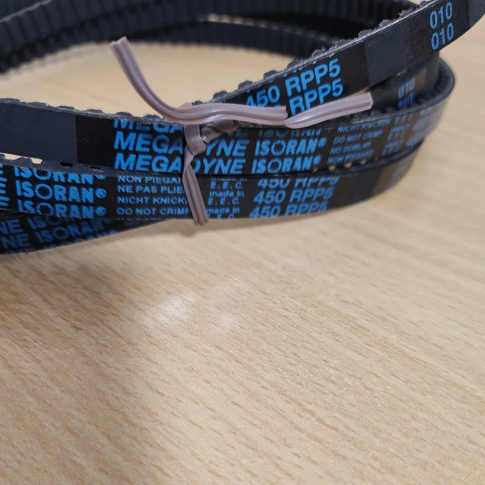 450-5M-9 Megadyne HTD High Power Timing Belt, 450mm Length, 9mm Wide, 5mm pitch