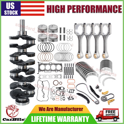 2.4L G4KJ Engine Rebuild Overhaul Kit For Hyundai Sonata Kia Forte Optima Sorent