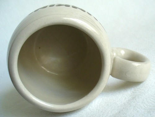 Vintage~1980's~Dunkin Donuts~THE BIG ONE~Retro~HEAVY~Ceramic~RIPPLED BODY~Mug~EC - Picture 9 of 11