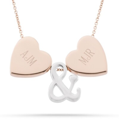 Things Remembered Halskette Sterlingsilber Rosegold und Herz
