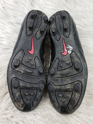 Nike Tiempo 750 II VT Soccer Cleats Black Red 310121-011 Lace Up Low Top 5Y - Picture 5 of 6