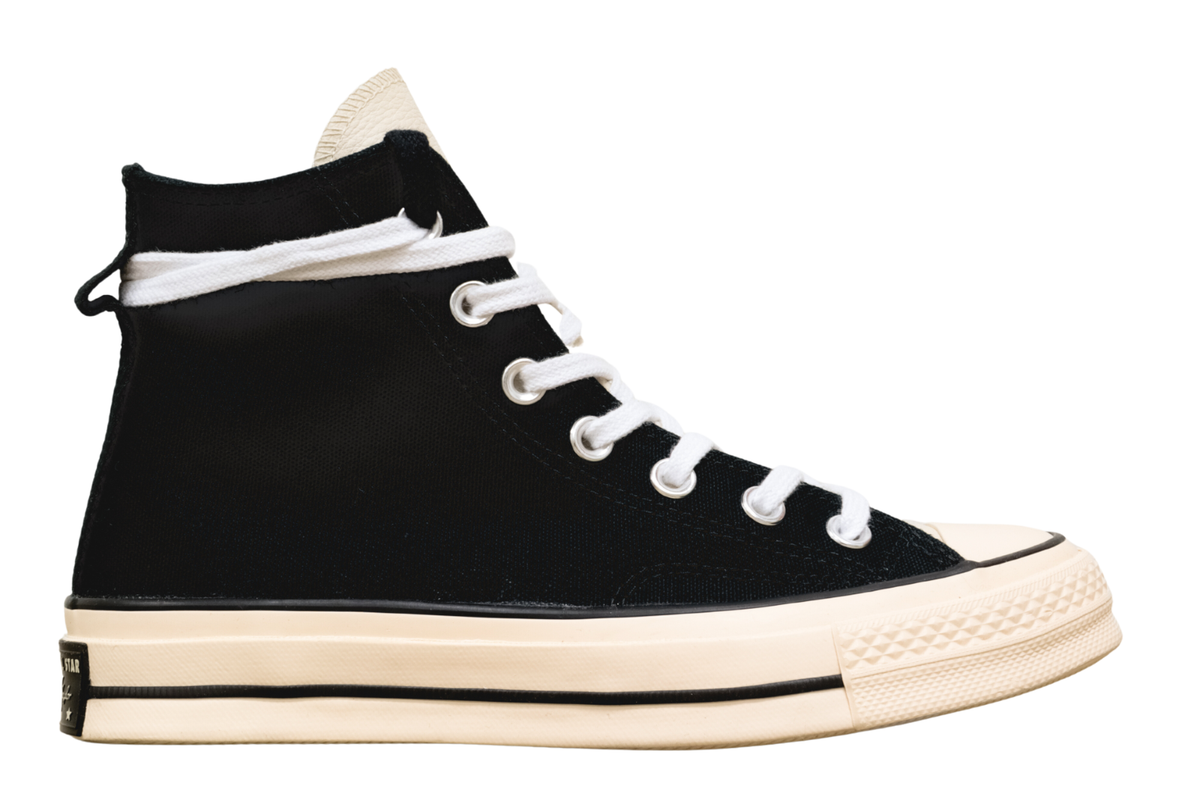 M 4.5 W 6.5 Black Natural Converse Chuck 70 HI x ESSENTIAL Fear of