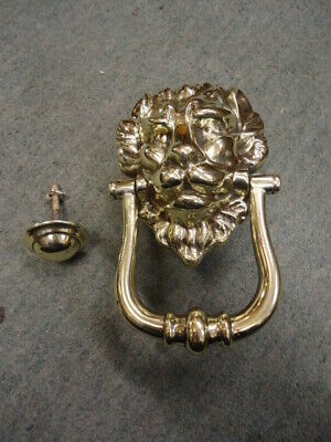 Vintage Brass Lion Door Knocker | eBay