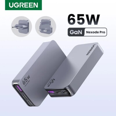 65W GaN Charger Quick Charge 4.0 USB C PD for iPhone and Laptops