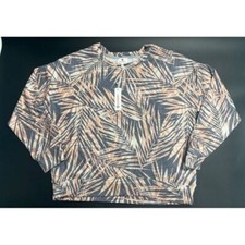Sundry NWT Women's Long Sleeve Crew Neck Sweatshirt Multi Color Size 3