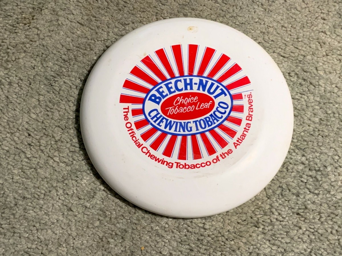 1970s Beechnut Chewing Tobacco Atlanta Braves Baseball Frisbee