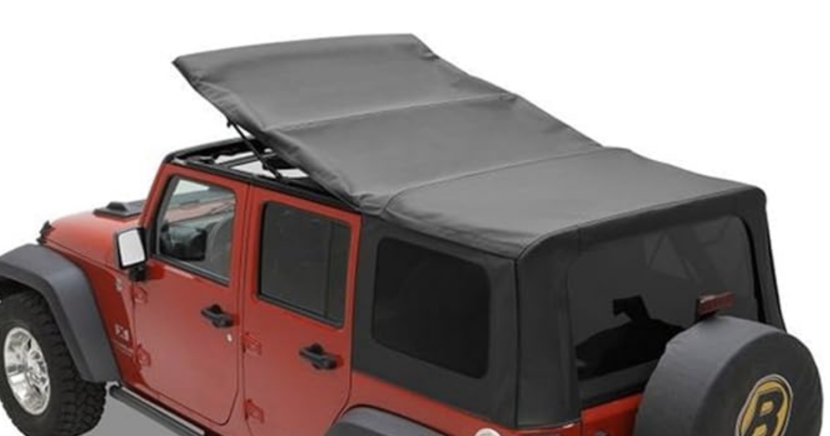 Bestop 79137-35 Black Diamond Sailcloth Replacement Tinted Soft