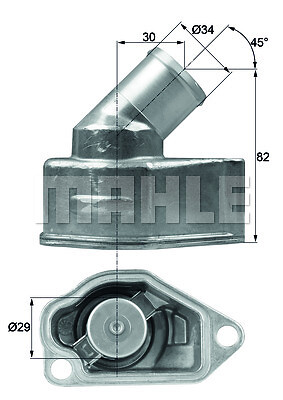 TI 9 92 MAHLE Thermostat, coolant for DAEWOO,OPEL,VAUXHALL
