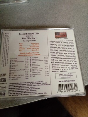 West Side Story (Original Score) by The Scottish Opera (CD, 2002