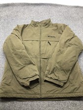 Columbia Olive Green Omni Shield Rain Resitant Jacket Mens Large