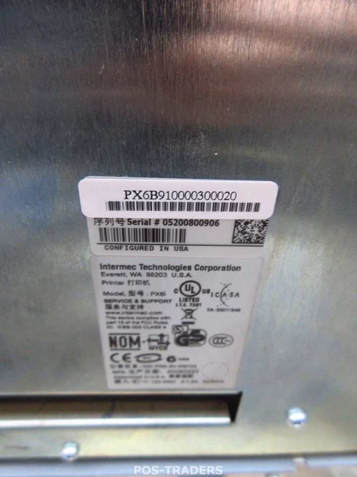 Intermec PX6I Thermal USB + LAN DT/TT Label Drucker Printer 1,370,139 INCH LINES - Bild 3 von 4