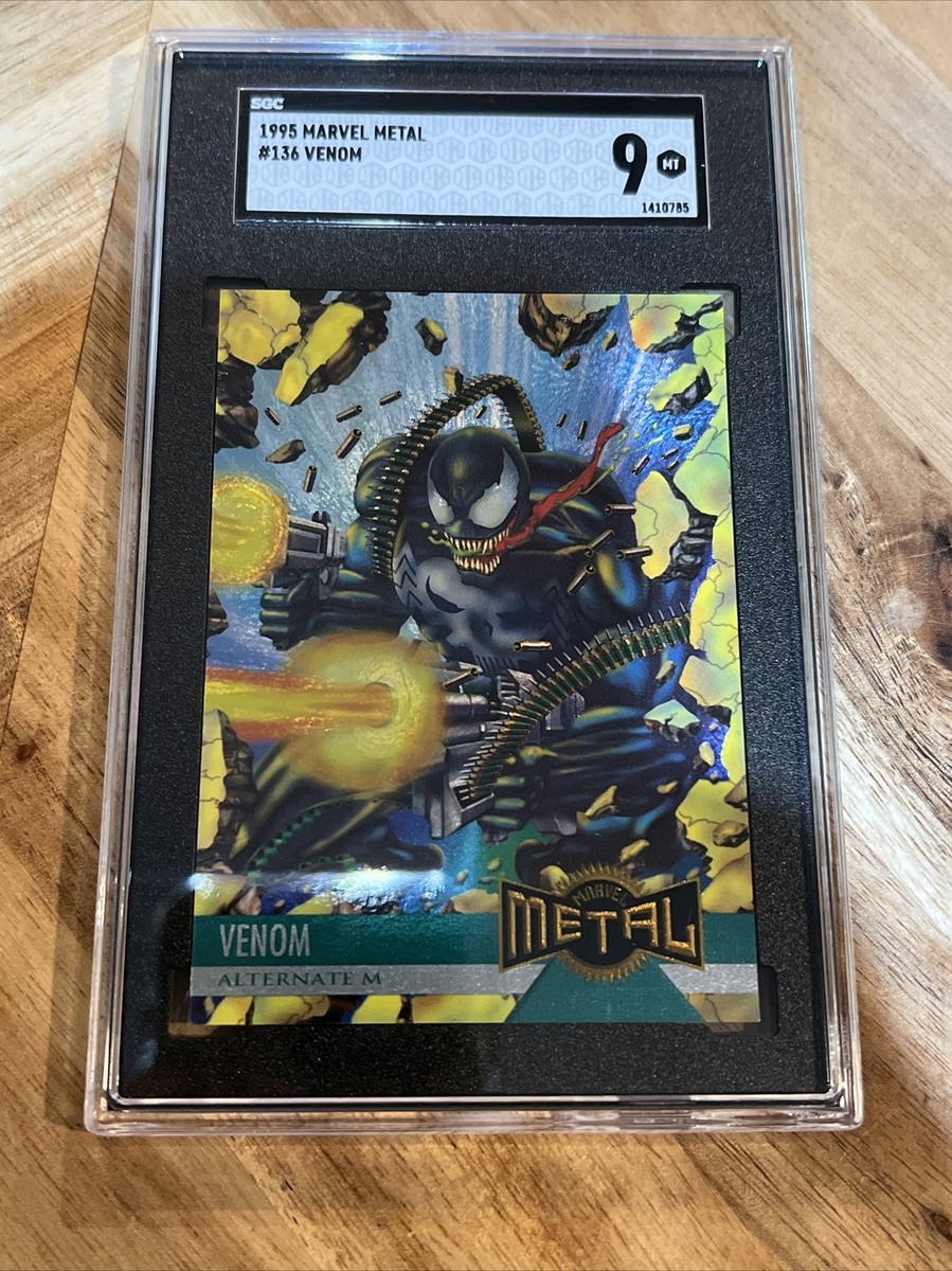 1995 Marvel Metal #136 Venom SGC 9 Freshly Graded | eBay