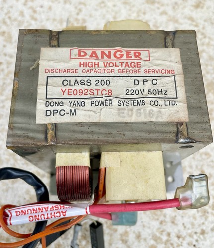 Mikrowellen Ersatzteil Hochspannungstransformator YE092STC8 DPC-M für Mikrowelle 356470203996