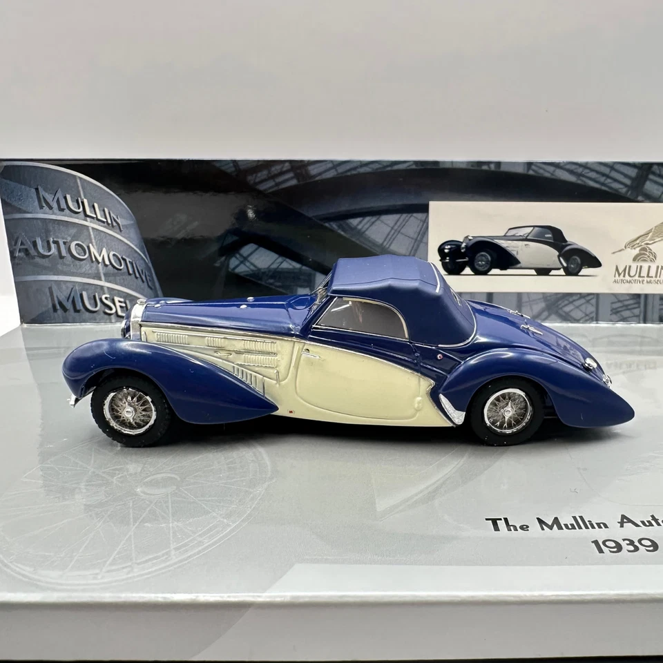 MINICHAMPS Bugatti Type 57C Aravis 1939 Model Car 1:43 Mullin Automotive Museum - Image 2 of 4