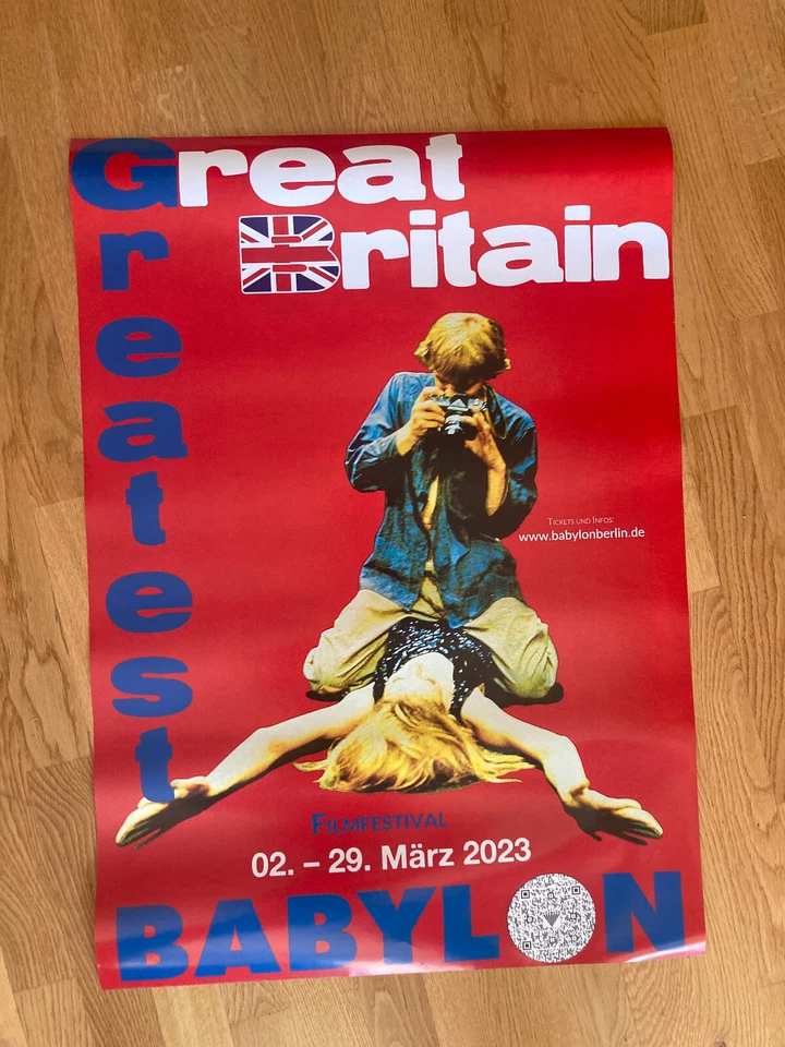 BLOW-UP Filmplakat FILM IN BRITAIN FESTIVAL Wiederaufführung 2023 Größe: 84x59cm - Bild 3 von 3