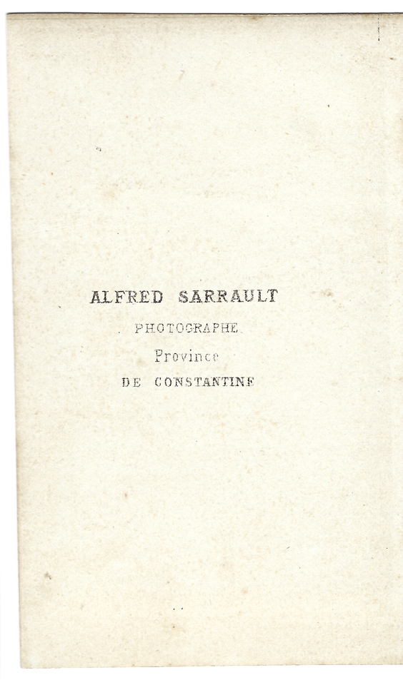 CDV Chef D'Escadrons GAYRAUD 3e Lanciers – Photo Cavalerie 1862 Lyon