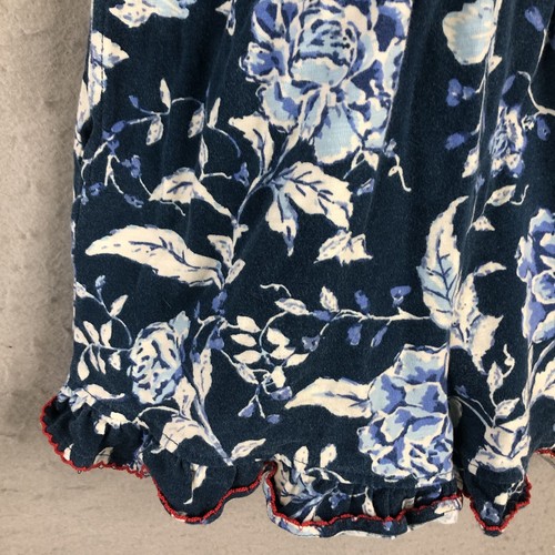 Matilda Jane Romper Girls 10 Blue White Floral Smocked Tank Ruffle Beachy - Picture 12 of 18