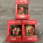 VINTAGE Coca-Cola Classic Christmas Ornament Circa 1960 By Corning Glass Works