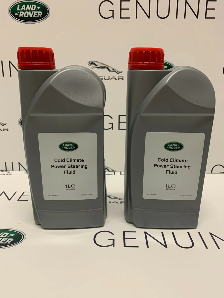 2X GENUINE LAND ROVER 1Ltr Cold Climate Power Steering Fluid 