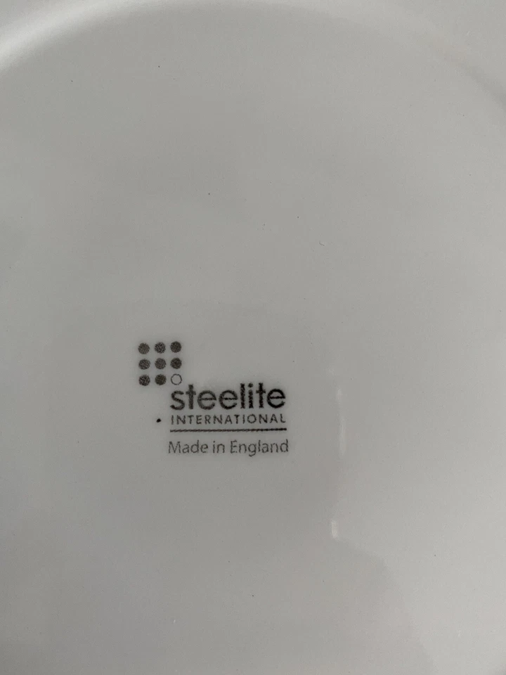 Placa cupé redonda Steelite azul moteado 11,75” 17100565 Foto 4 de 4