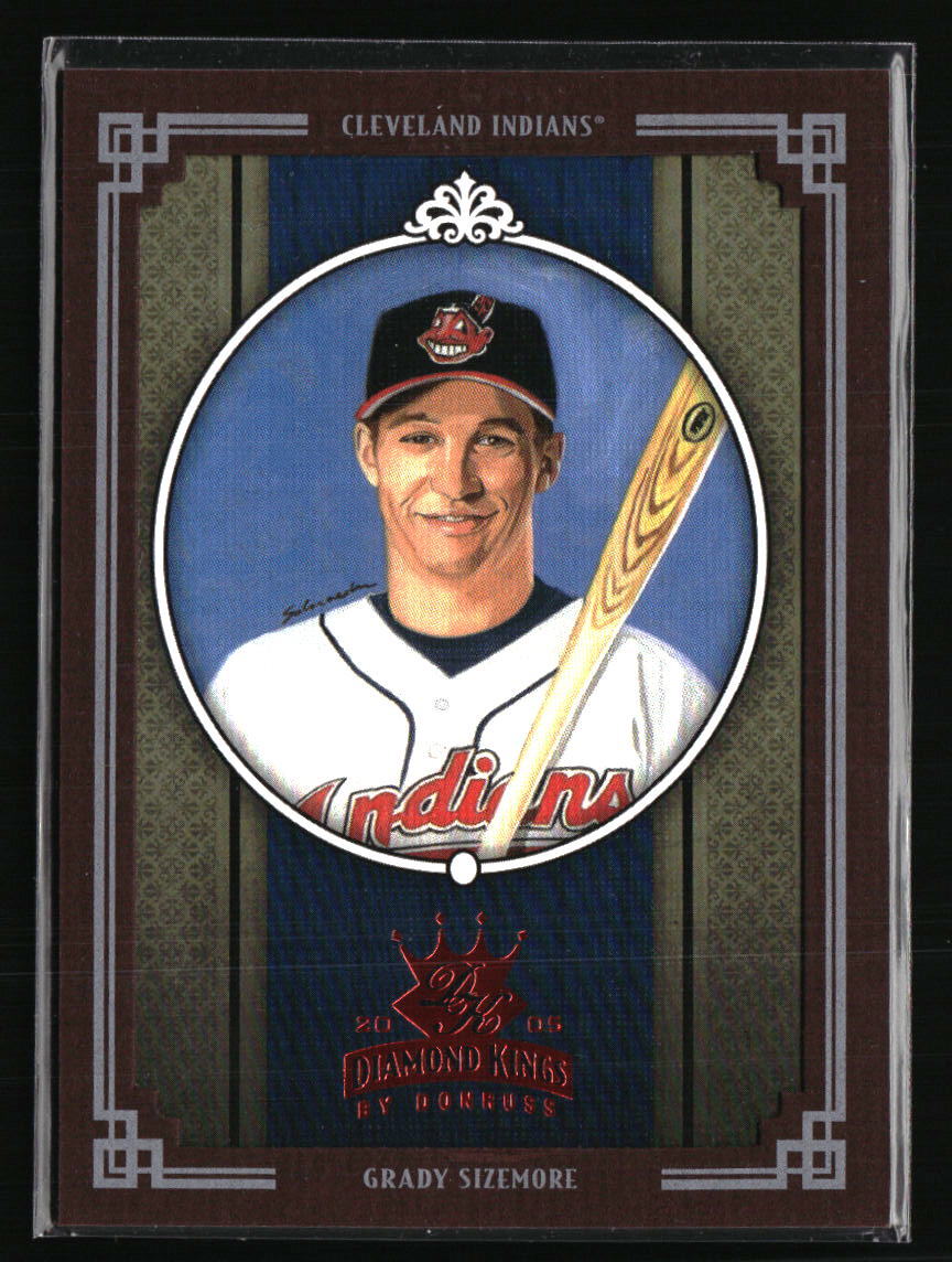 Grady Sizemore 2005 Donruss Diamond Kings Red Framed #262