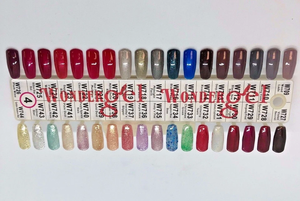 Esmalte em gel Wonder e laca para unhas combinando e pó acrílico/mergulhamento 2 oz   - Imagem 4 de 4