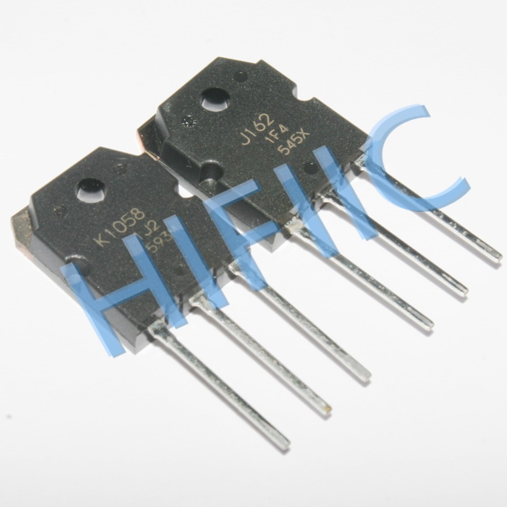 1pair Transistor TO-3P 2SJ162/2SK1058 J162/K1058 #E3 - Foto 3