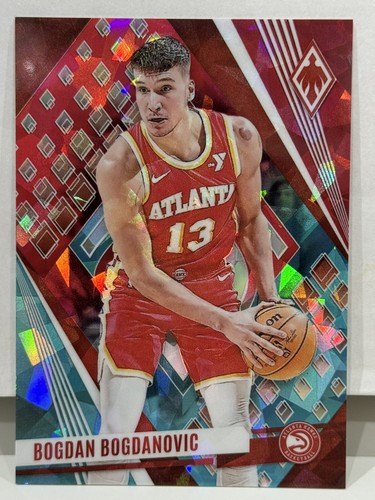 2023-24 Panini Phoenix Bogdan Bogdanovic Fore And Ice 17/25 Atlanta Hawks #229