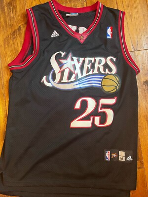 Ben Simmons Philadelphia Sixers Throwback Jersey Black Iverson Era