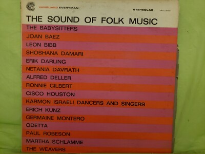 The Sound Of Folk Music RECORD LP Germaine Montero / Odetta / The Baby Sitters +
