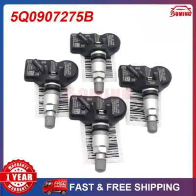 4x Tire Pressure Sensor TMPS For Volkswagen Porsche Audi Q7 Bentley 5Q0907275B