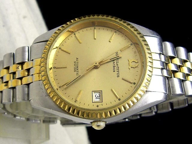 Watch Solvil Et Titus Panther Automatic Swiss Made 25 Jewels Stainless Steel