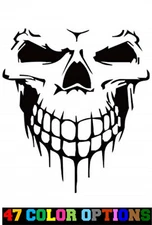 Vinyl Decal Truck Car Sticker Laptop - Horror Zombie Halloween Smiling Skull