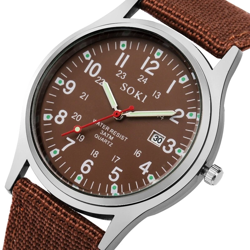 Buy SOKI Military Fashion Quartz Watch for Men at Ubuy Nepal