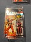 GI JOE 25th Wave 3 RED NINJA MOC with STAR case RARE!  MIB NEW